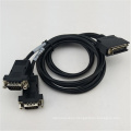 High Quality MDR to 2x DB9 Cable Panel Mount DB Cable Custom Industrial Control Cable